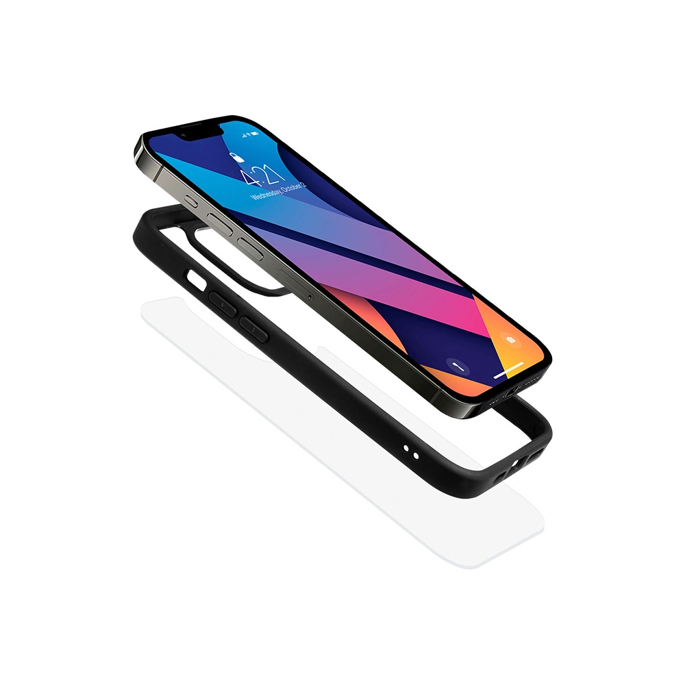 Hurtownia GSM - Etui Crong Clear Cover Apple iPhone 13 Pro (černý) - CRG453 - {ean13} - Hurt