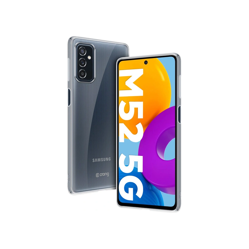 Hurtownia GSM - Etui Crong Crystal Slim Cover Samsung Galaxy M52 5G (průhledný) - CRG455 - {ean13} - Hurt