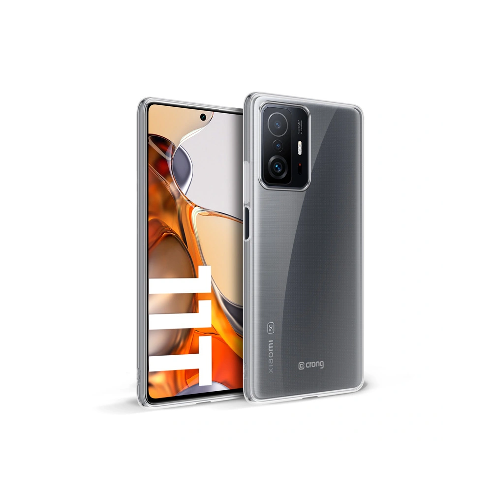 Hurtownia GSM - Etui Crong Crystal Slim Cover Xiaomi 11T 5G (průhledný) - CRG457 - {ean13} - Hurt