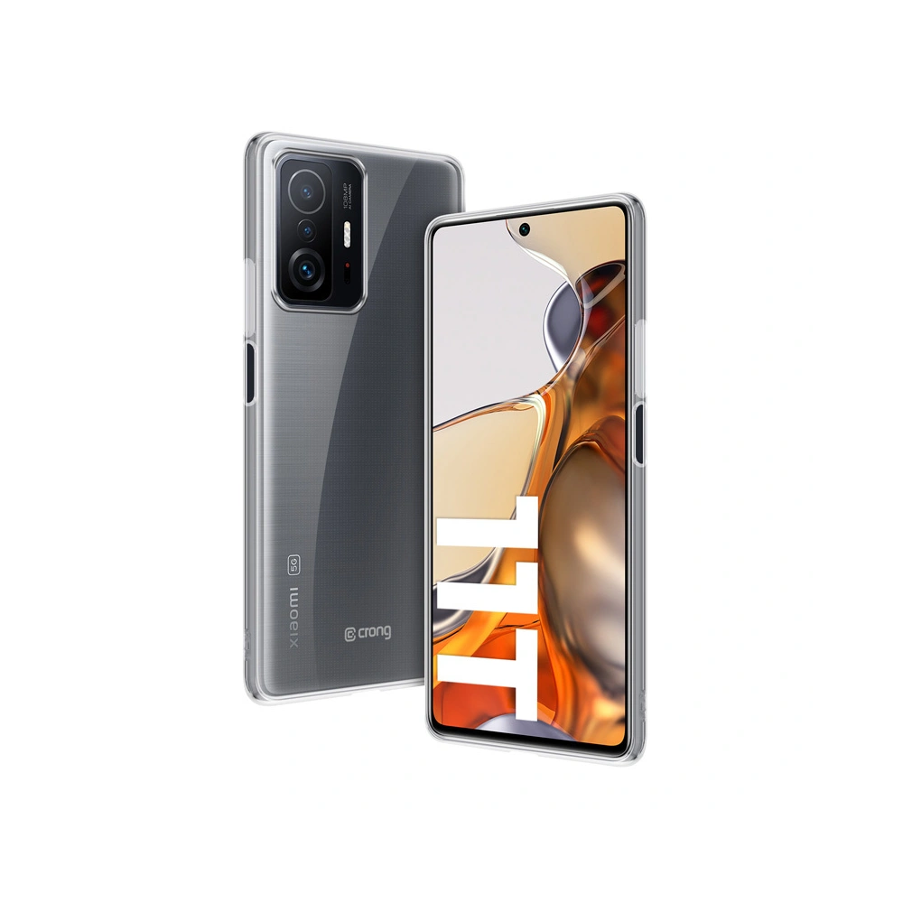 Hurtownia GSM - Etui Crong Crystal Slim Cover Xiaomi 11T 5G (průhledný) - CRG457 - {ean13} - Hurt