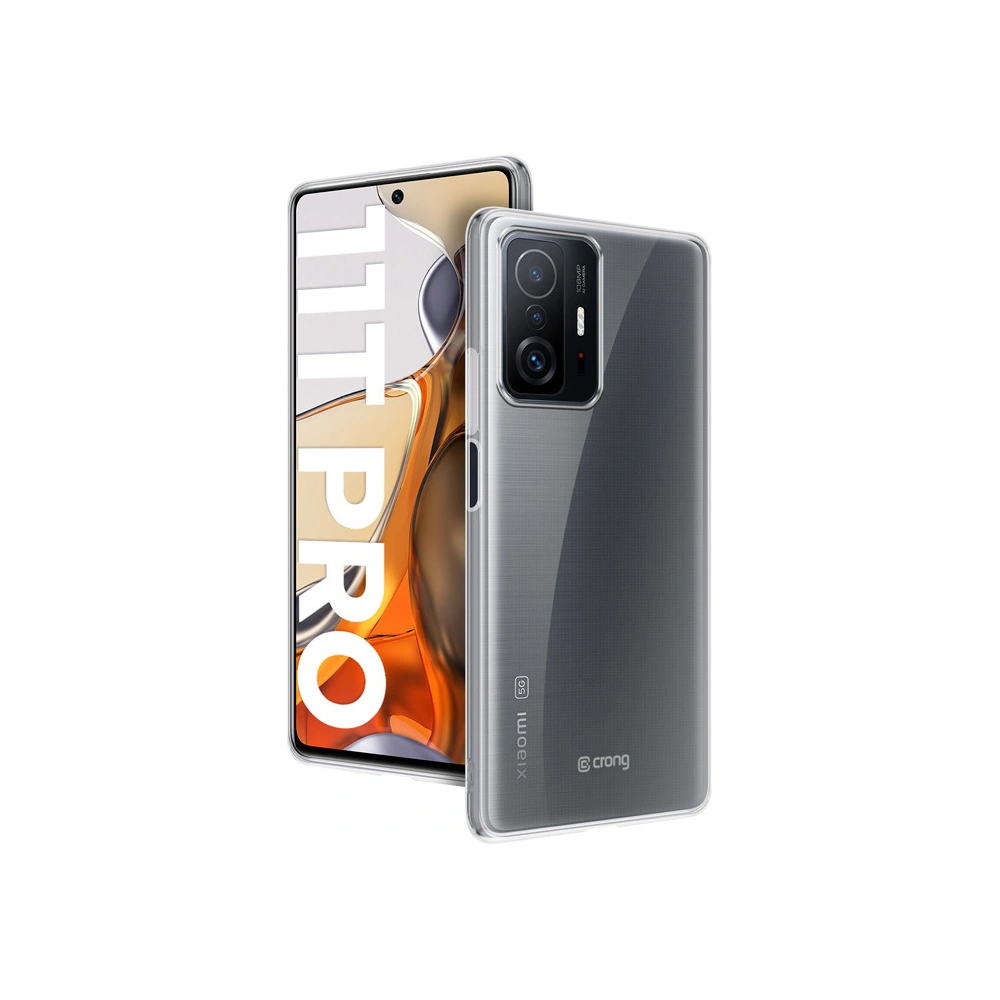 Hurtownia GSM - Etui Crong Crystal Slim Cover Xiaomi 11T Pro (průhledný) - CRG458 - {ean13} - Hurt