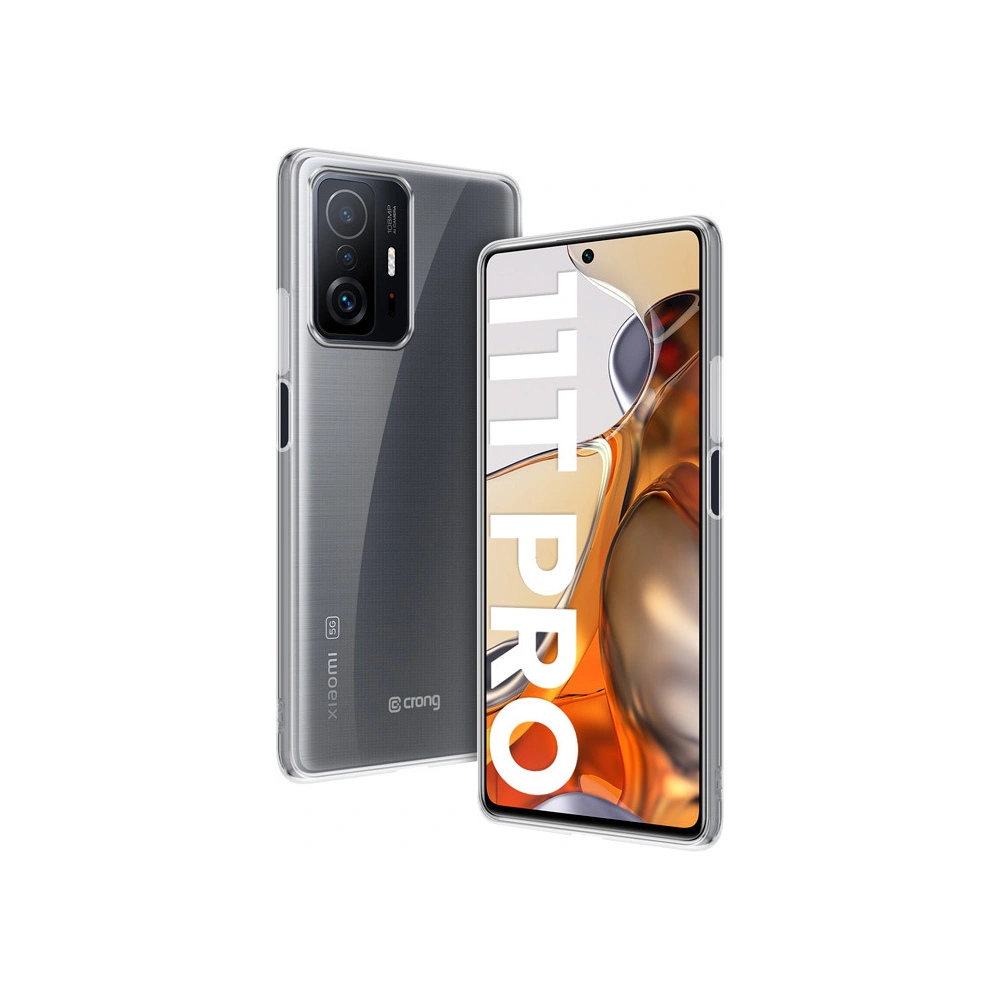 Hurtownia GSM - Etui Crong Crystal Slim Cover Xiaomi 11T Pro (průhledný) - CRG458 - {ean13} - Hurt