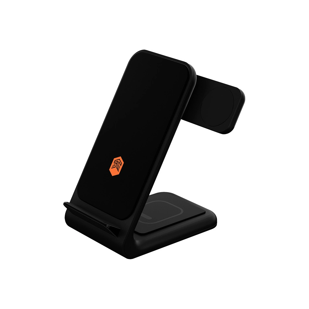 Wholesale STM ChargeTree Swing 3in1 to Apple iPhone, AirPods & Watch (black) - STM32 - {ean13} - Hurt