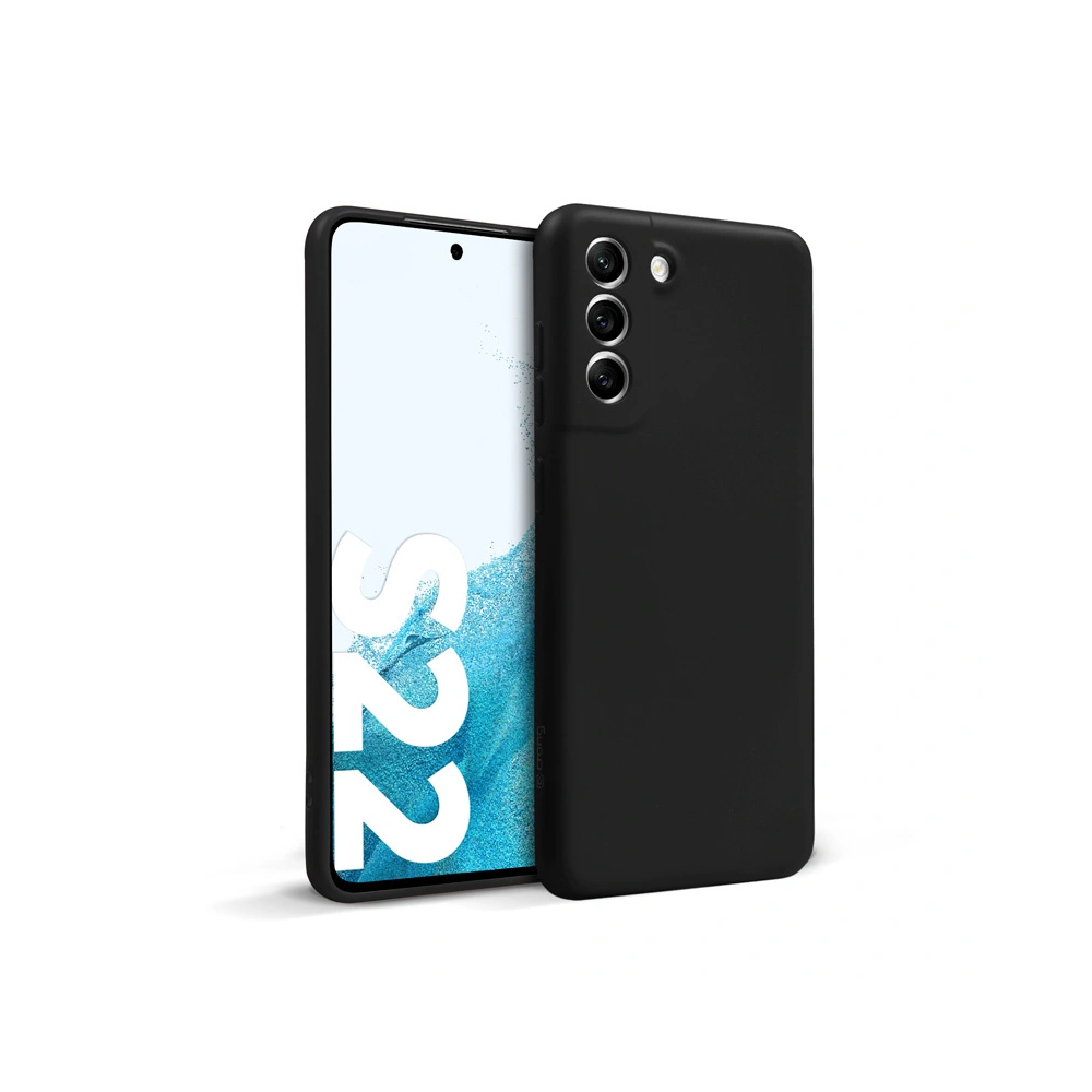 Hurtownia GSM - Etui Crong színes hátlap Samsung Galaxy S22 (fekete) - CRG459 - {ean13} - Hurt
