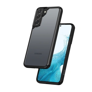 Hurtownia GSM - Etui Crong Hybrid Clear Cover Samsung Galaxy S22+ Plus (negru) - CRG468 - {ean13} - Hurt