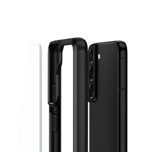 Hurtownia GSM - Etui Crong Hybrid Clear Cover Samsung Galaxy S22+ Plus (negru) - CRG468 - {ean13} - Hurt