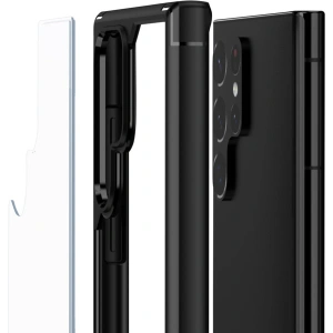 Hurtownia GSM - Etui Crong Hybrid Clear Cover Samsung Galaxy S22 Ultra (černý) - CRG469 - {ean13} - Hurt