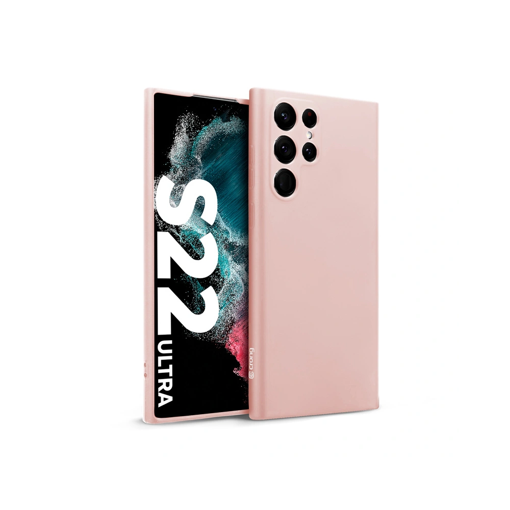 Hurtownia GSM - Etui Crong Color Cover Samsung Galaxy S22 Ultra (růžový) - CRG471 - {ean13} - Hurt