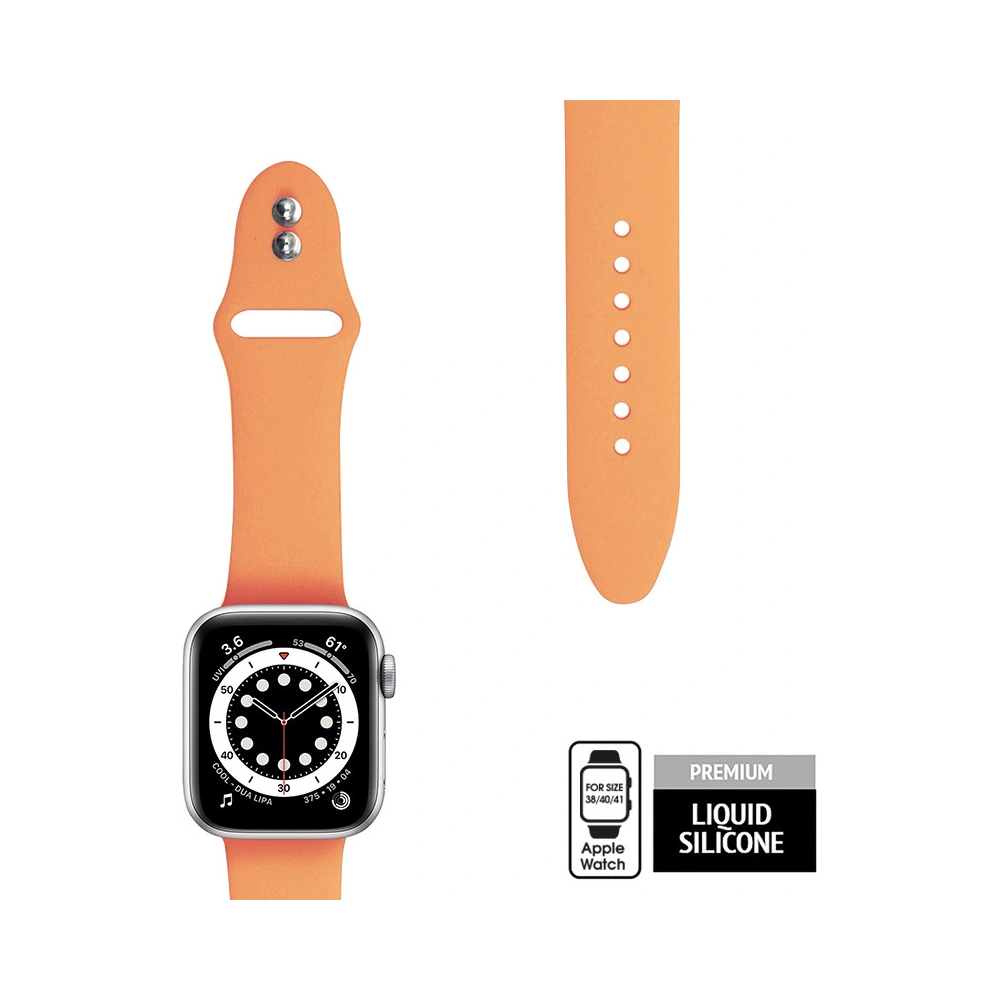 Hurtownia GSM - Pasek Crong Liquid Apple Watch 4/5/6/7/SE/8/9/10 40/41/42mm (narancssárga) - CRG473 - {ean13} - Hurt