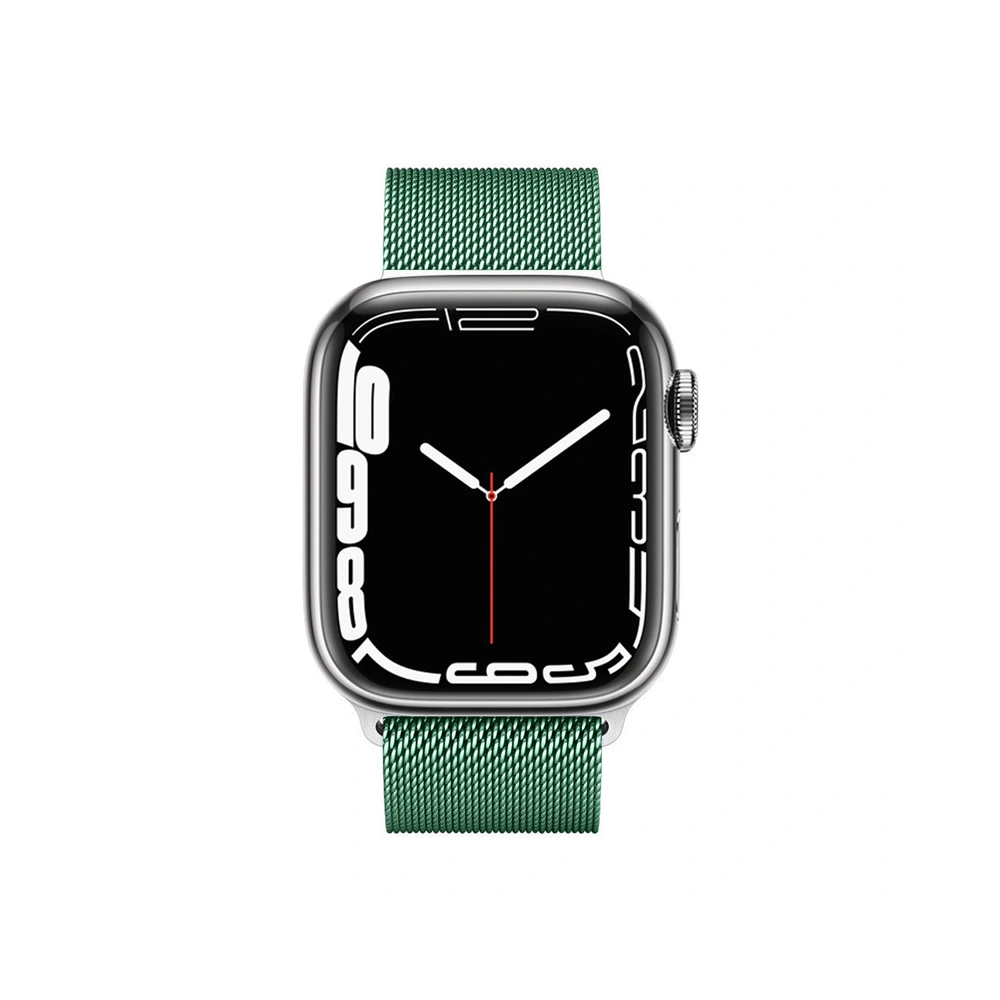 Hurtownia GSM - Bransoleta Crong Milano Steel Apple Watch 4/5/6/7/SE/8/9/Ultra 44/45/49mm (zelená) - CRG478 - {ean13} - Hurt