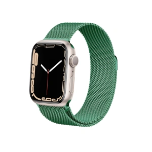 Hurtownia GSM - Bransoleta Crong Milano Steel Apple Watch 4/5/6/7/SE/8/9/Ultra 44/45/49mm (zelená) - CRG478 - {ean13} - Hurt