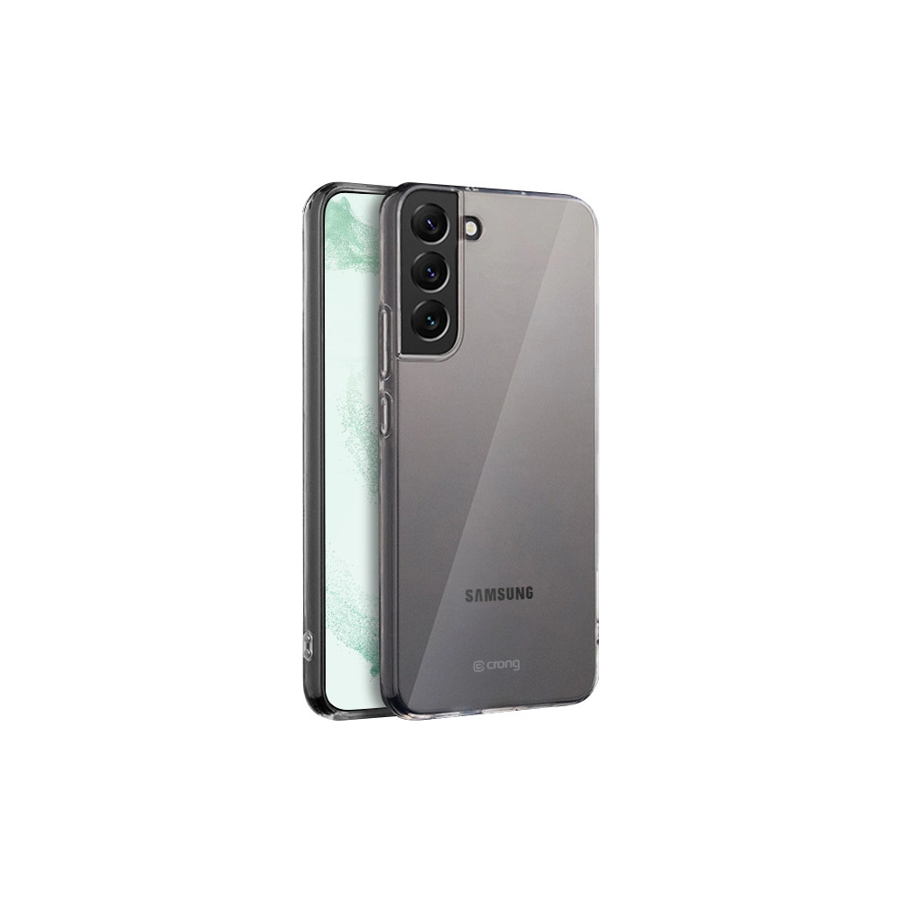 Hurtownia GSM - Etui Crong Crystal Slim Cover Samsung Galaxy S22+ Plus (transparent) - CRG481 - {ean13} - Hurt