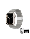 Crong Wave Band Apple Watch 4/5/6/7/SE/8/9/10 40/41/42mm (hellgrau)