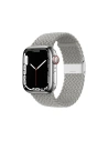 Crong Wave Band Apple Watch 4/5/6/7/SE/8/9/Ultra 44/45/49mm (hellgrau)