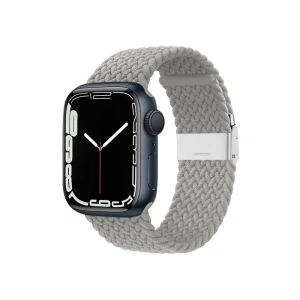 Hurtownia GSM - Pasek Crong Wave Band Apple Watch 4/5/6/7/SE/8/9/Ultra 44/45/49mm (világosszürke) - CRG485 - {ean13} - Hurt