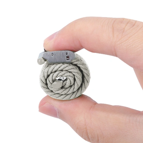 Pasek Crong Wave Band Apple Watch 4/5/6/7/SE/8/9/Ultra 44/45/49mm (jasny szary)