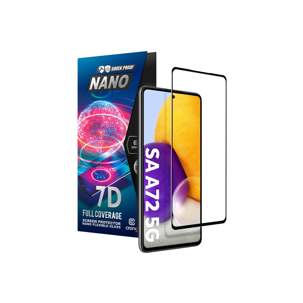 Hurtownia GSM - Hibrid üveg Crong 7D Nano Rugalmas Üveg Samsung Galaxy A72 - CRG487 - {ean13} - Hurt