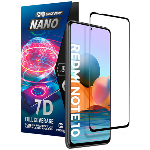 Crong Distributor - 5904310701587 - CRG488 - Crong 7D Nano Flexible Glass Xiaomi Redmi Note 10 5G - B2B homescreen