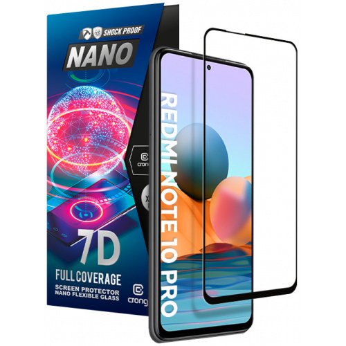 Crong Distributor - 5904310701594 - CRG489 - Crong 7D Nano Flexible Glass Xiaomi Redmi Note 10 Pro - B2B homescreen