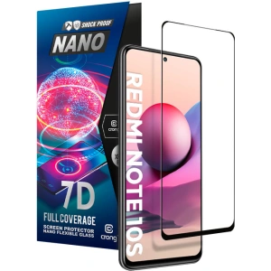 Hurtownia GSM - Hibrid üveg Crong 7D Nano Rugalmas Üveg Xiaomi Redmi Note 10S - CRG490 - {ean13} - Hurt