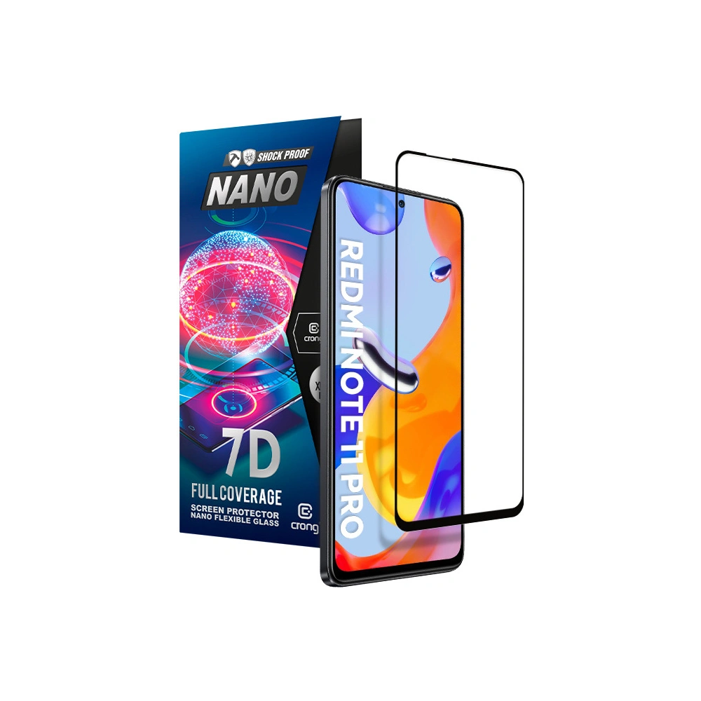 Hurtownia GSM - Hibrid üveg Crong 7D Nano Rugalmas Üveg Xiaomi Redmi Note 11 Pro 5G - CRG491 - {ean13} - Hurt
