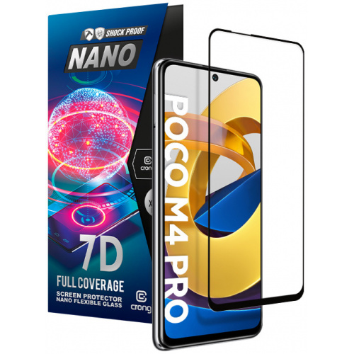Crong Distributor - 5904310701570 - CRG492 - Crong 7D Nano Flexible Glass Xiaomi POCO M4 Pro 5G - B2B homescreen