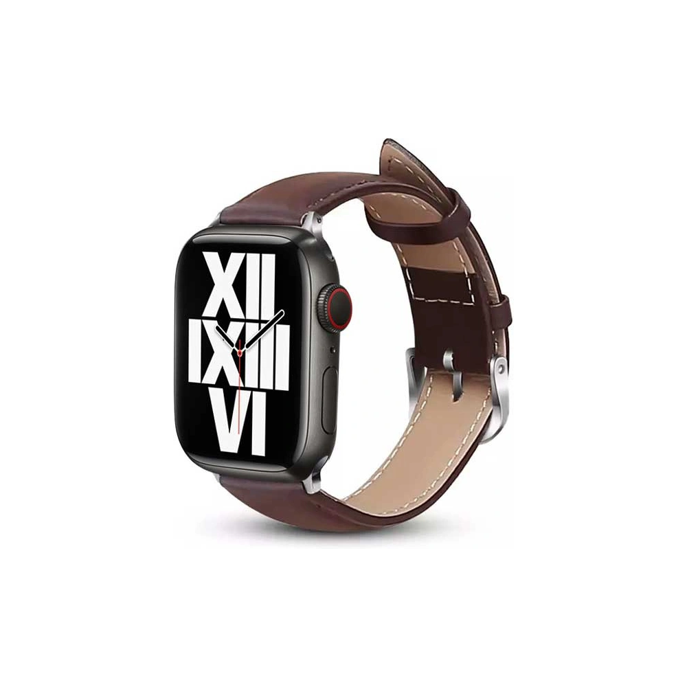Wholesale Belt Crong Noble Band Apple Watch 4/5/6/7/SE/8/9/10 40/41/42mm (Espresso) - CRG493 - {ean13} - Hurt