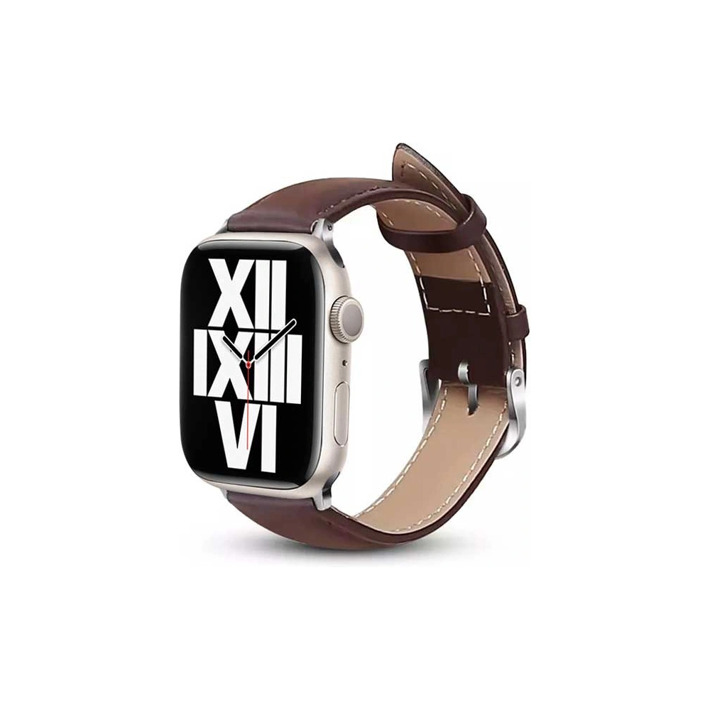 Hurtownia GSM - Pasek Crong Noble Band Apple Watch 4/5/6/7/SE/8/9/10 40/41/42mm (Espresso) - CRG493 - {ean13} - Hurt