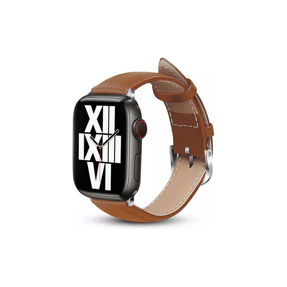 Hurtownia GSM - Pasek Crong Noble Band Apple Watch 4/5/6/7/SE/8/9/10 40/41/42mm (Mokka) - CRG494 - {ean13} - Hurt