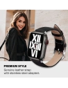 Hurtownia GSM - Pasek Crong Noble Band Apple Watch 4/5/6/7/SE/8/9/10 40/41/42mm (Černý Noir) - CRG495 - {ean13} - Hurt