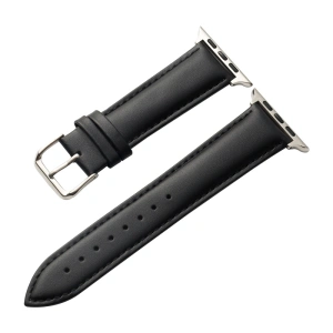 Hurtownia GSM - Pasek Crong Noble Band Apple Watch 4/5/6/7/SE/8/9/Ultra 44/45/49mm (Černá Noir) - CRG498 - {ean13} - Hurt