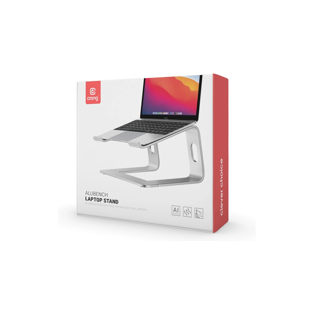 Hurtownia GSM - Podstawka pod laptopa aluminiowa Crong AluBench (grafit) - CRG500 - {ean13} - Hurt