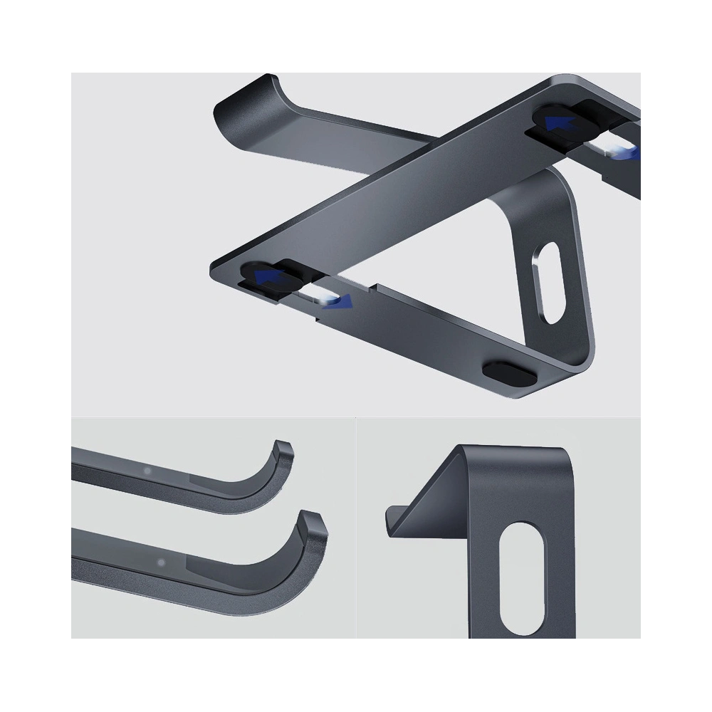Hurtownia GSM - Podstawka pod laptopa aluminiowa Crong AluBench (grafit) - CRG500 - {ean13} - Hurt