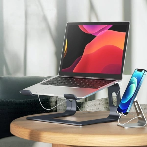Hurtownia GSM - Podstawka pod laptopa aluminiowa Crong AluBench (grafit) - CRG500 - {ean13} - Hurt