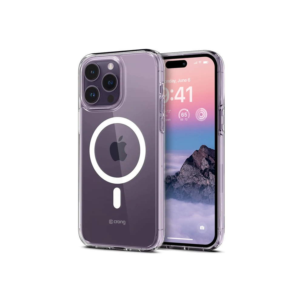 Hurtownia GSM - Etui Crong Clear MAG Cover MagSafe Apple iPhone 14 Pro Max (transparent) - CRG504 - {ean13} - Hurt