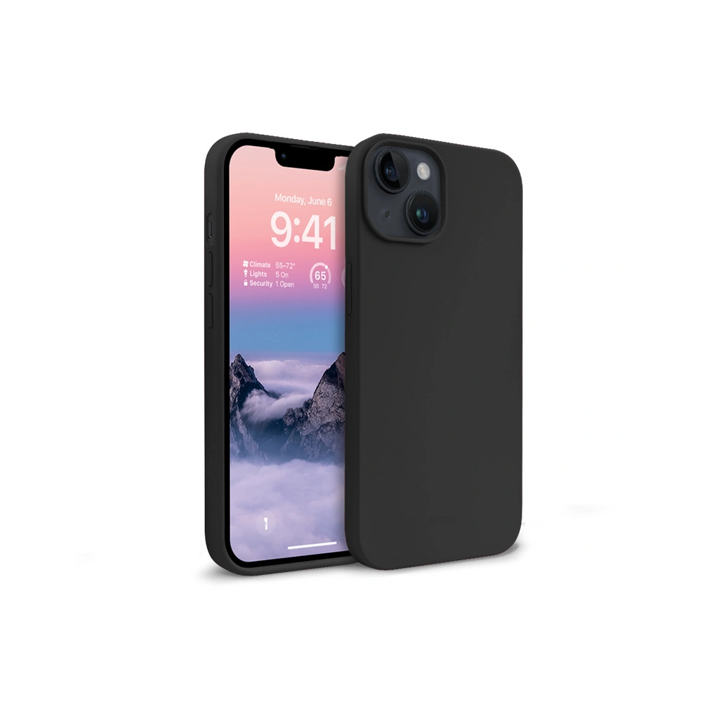 Hurtownia GSM - Etui Crong színes borító Apple iPhone 14 Plus / 15 Plus (fekete) - CRG515 - {ean13} - Hurt