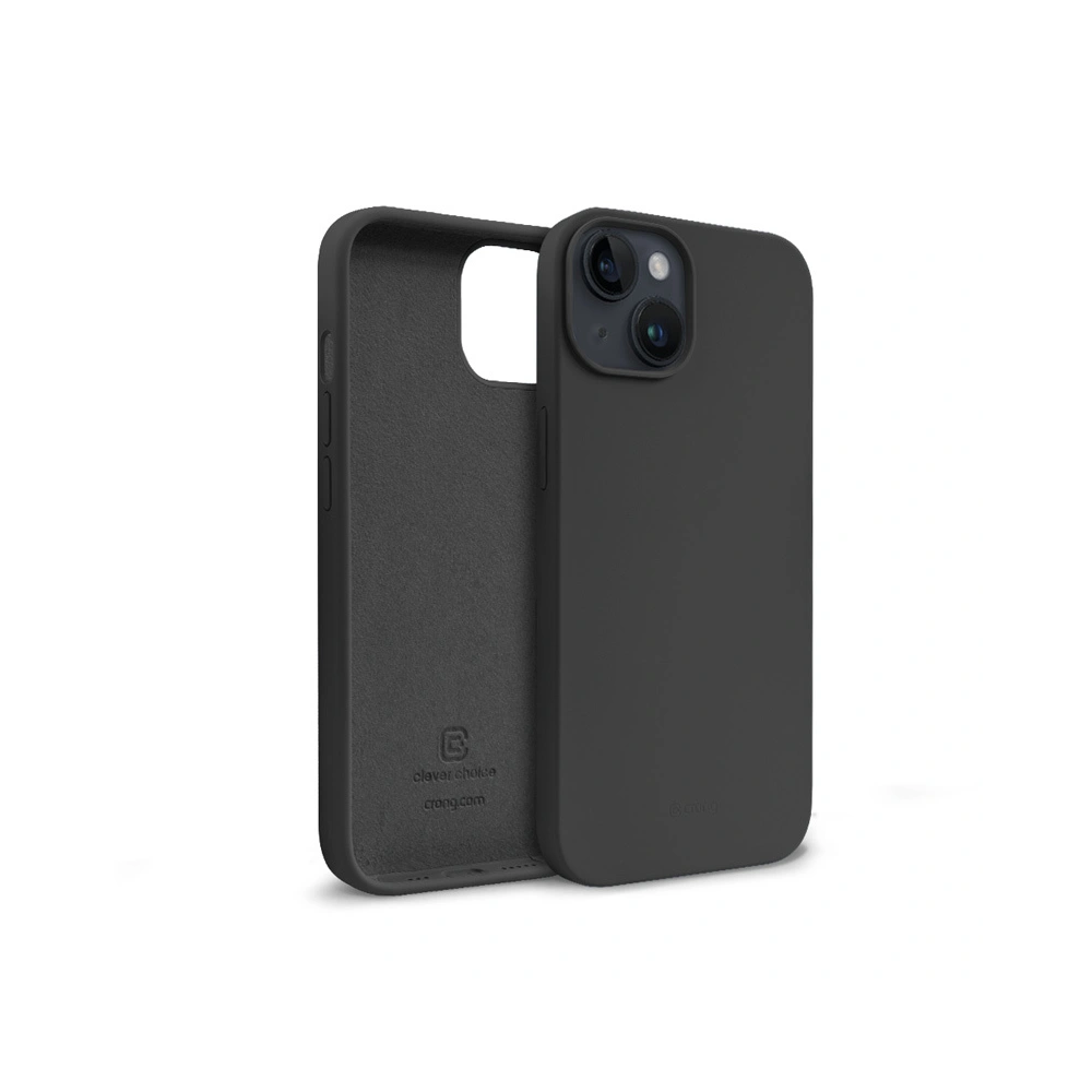 Hurtownia GSM - Etui Crong színes borító Apple iPhone 14 Plus / 15 Plus (fekete) - CRG515 - {ean13} - Hurt