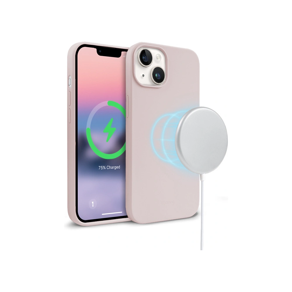 Hurtownia GSM - Etui Crong Color Cover Magnetic MagSafe Apple iPhone 14/13 (pískově růžová) - CRG530 - {ean13} - Hurt