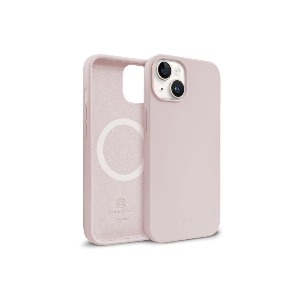 Hurtownia GSM - Etui Crong Color Cover Magnetic MagSafe Apple iPhone 14/13 (pískově růžová) - CRG530 - {ean13} - Hurt