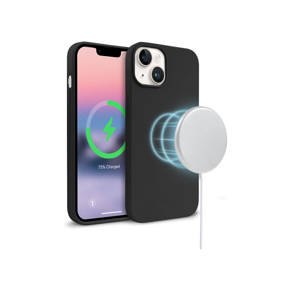 Hurtownia GSM - Case Crong Color Cover Magnetic MagSafe für Apple iPhone 14 Plus / 15 Plus (schwarz) - CRG531 - {ean13} - Hurt