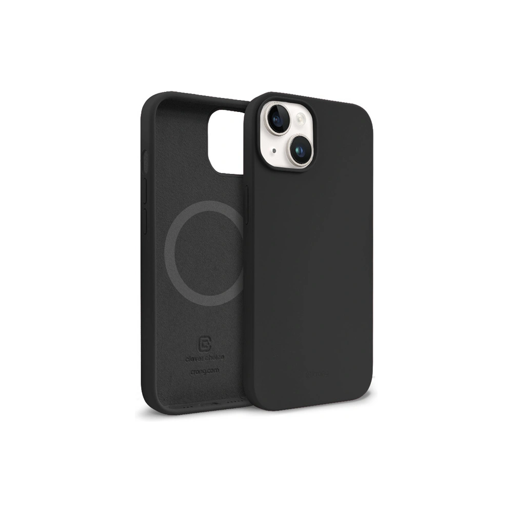 Hurtownia GSM - Case Crong Color Cover Magnetic MagSafe für Apple iPhone 14 Plus / 15 Plus (schwarz) - CRG531 - {ean13} - Hurt