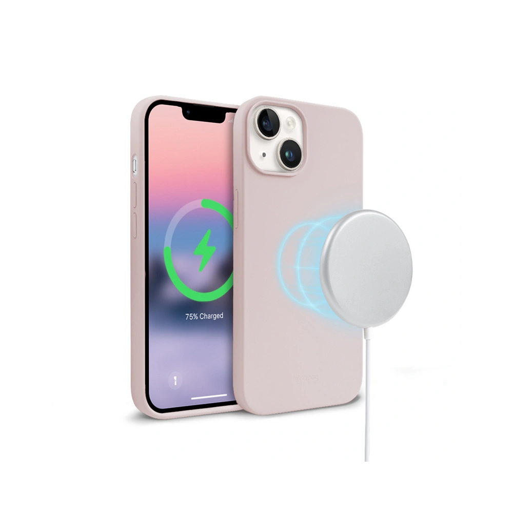 Wholesale Crong Color Cover Magnetic MagSafe Apple iPhone 14 Plus / 15 Plus (pink sand) - CRG532 - {ean13} - Hurt