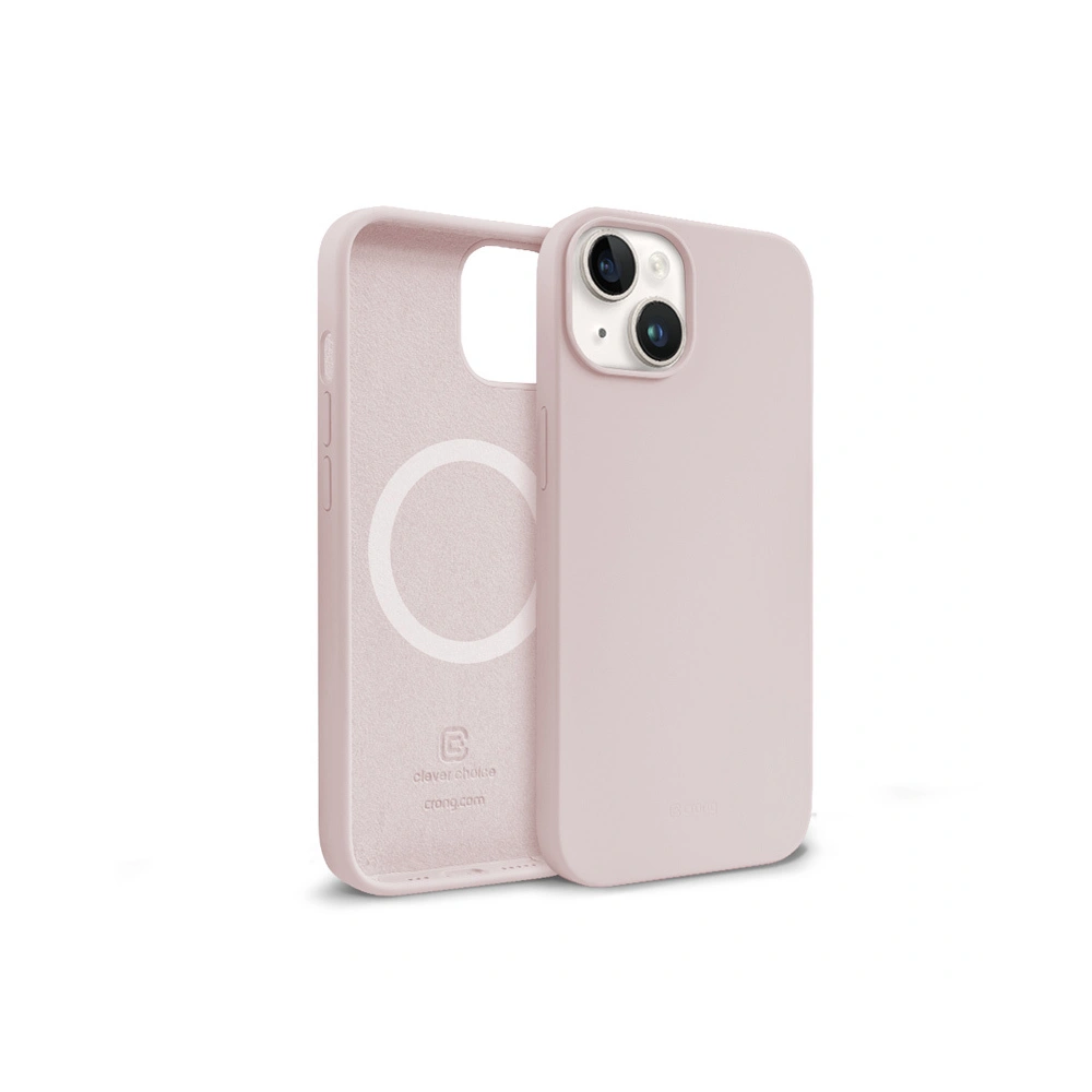 Wholesale Crong Color Cover Magnetic MagSafe Apple iPhone 14 Plus / 15 Plus (pink sand) - CRG532 - {ean13} - Hurt