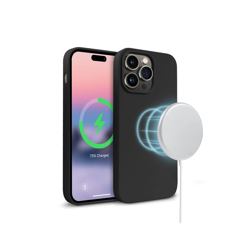 Hurtownia GSM - Etui Crong Color Cover Magnetic MagSafe Apple iPhone 14 Pro (černé) - CRG533 - {ean13} - Hurt