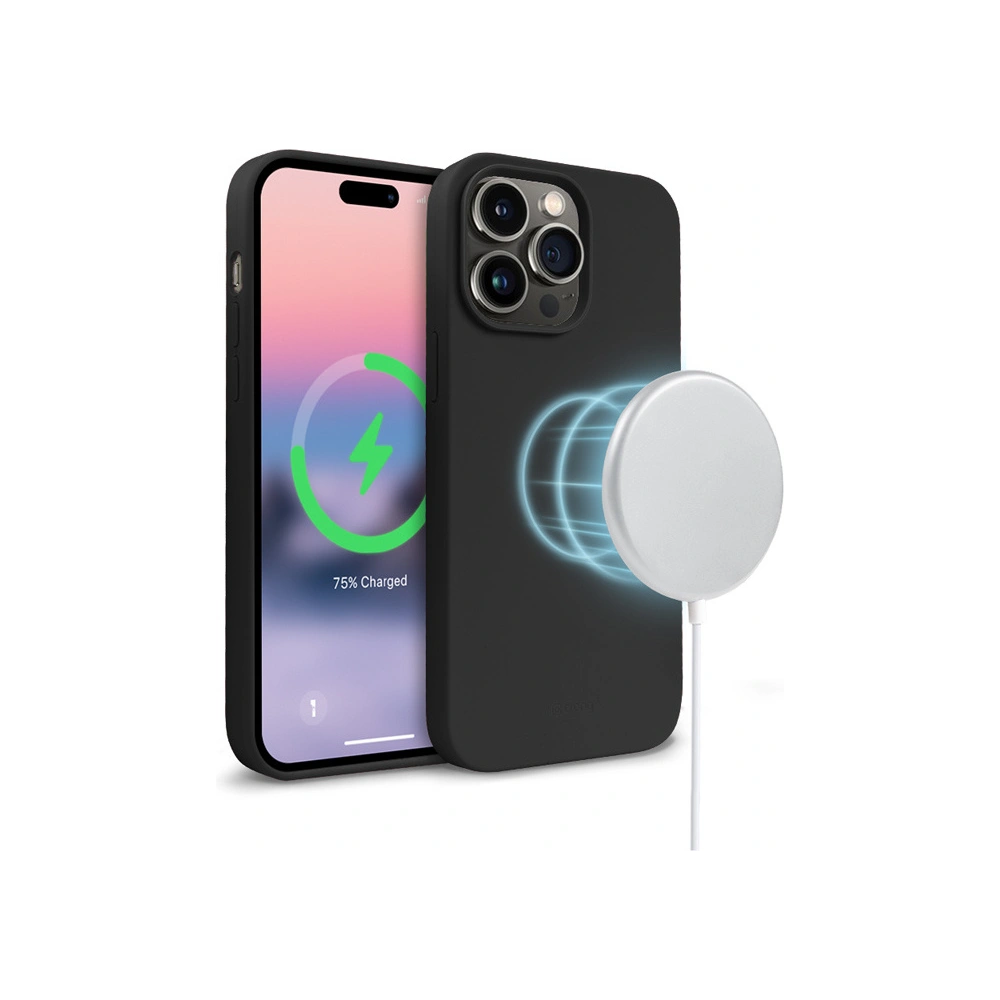 Hurtownia GSM - Etui Crong Color Cover Magnetic MagSafe Apple iPhone 14 Pro Max (negru) - CRG535 - {ean13} - Hurt