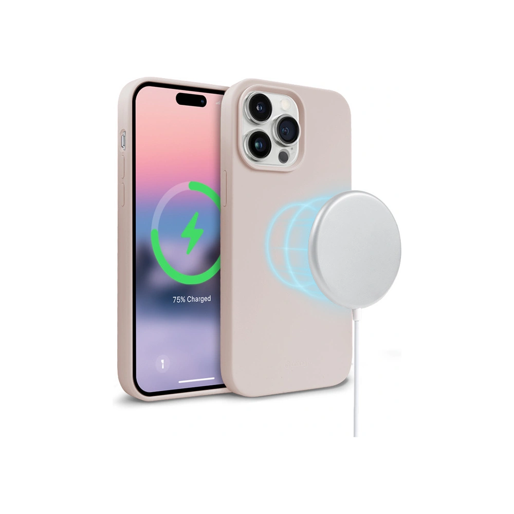 Hurtownia GSM - Etui Crong Szín Fedél Magnetic MagSafe Apple iPhone 14 Pro Max (homok rózsaszín) - CRG536 - {ean13} - Hurt
