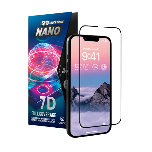 Szkło hybrydowe Crong 7D Nano Flexible Glass Apple iPhone 14 Pro