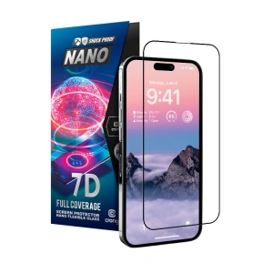 Szkło hybrydowe Crong 7D Nano Flexible Glass Apple iPhone 14 Pro Max