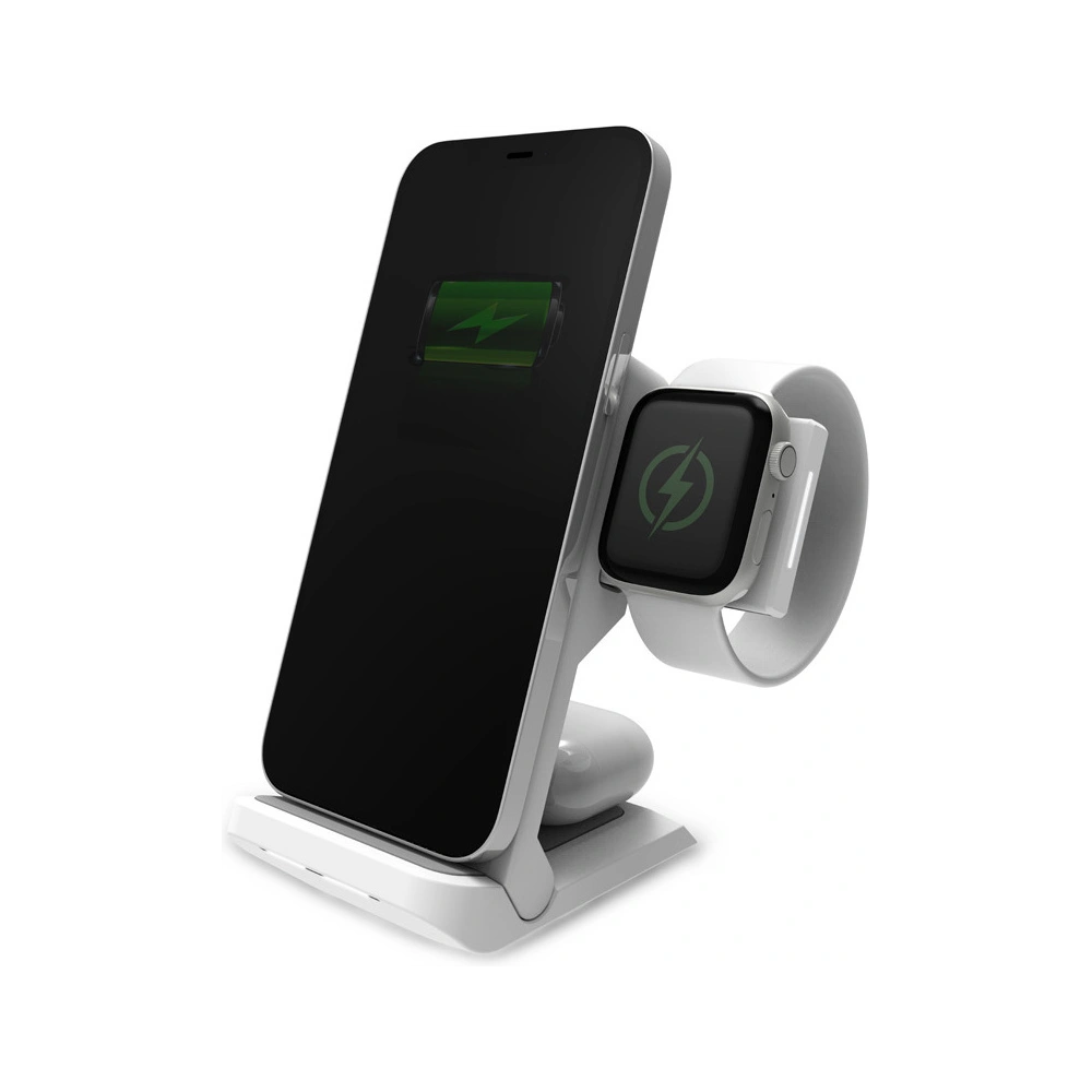 Wholesale STM ChargeTree Go 3in1 to Apple iPhone, AirPods & Watch (white) - STM35 - {ean13} - Hurt