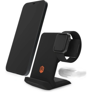 Hurtownia GSM - Vezeték nélküli töltő STM ChargeTree Go 3w1 az Apple iPhone, AirPods és Watch számára (fekete) - STM36 - {ean13} - Hurt
